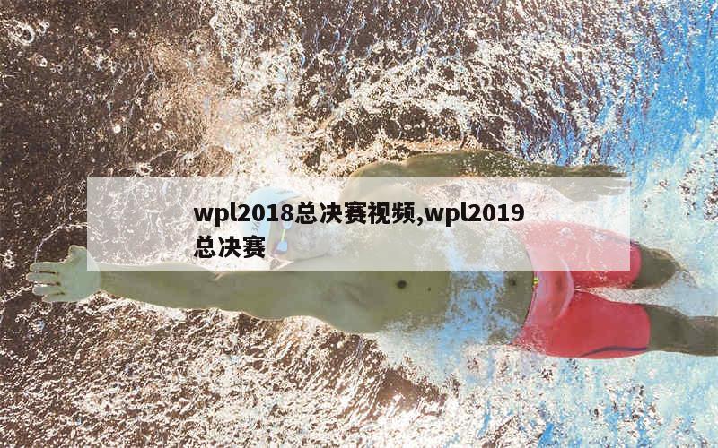 wpl2018总决赛视频,wpl2019总决赛