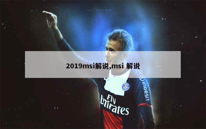 2019msi解说,msi 解说