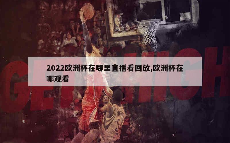 2022欧洲杯在哪里直播看回放,欧洲杯在哪观看