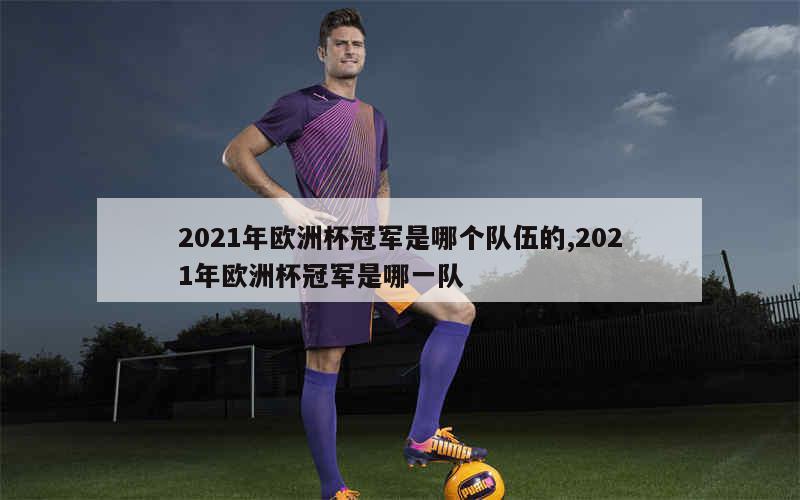 2021年欧洲杯冠军是哪个队伍的,2021年欧洲杯冠军是哪一队