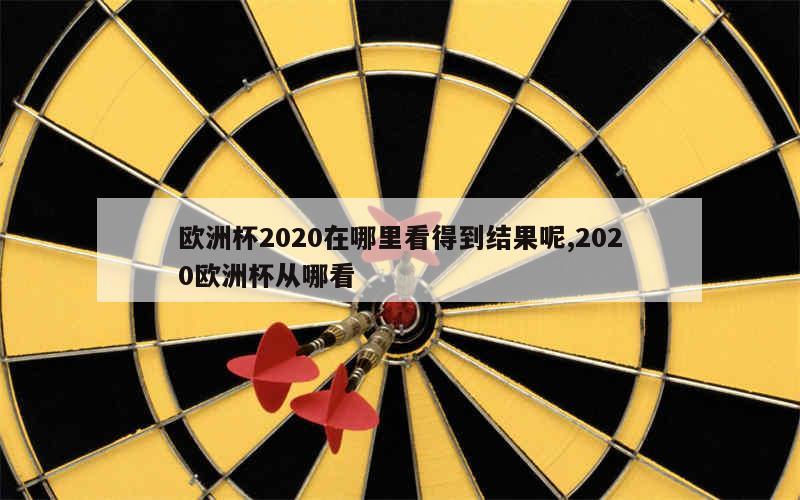 欧洲杯2020在哪里看得到结果呢,2020欧洲杯从哪看