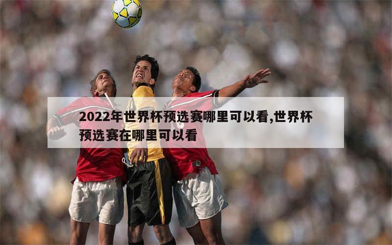 2022年世界杯预选赛哪里可以看,世界杯预选赛在哪里可以看