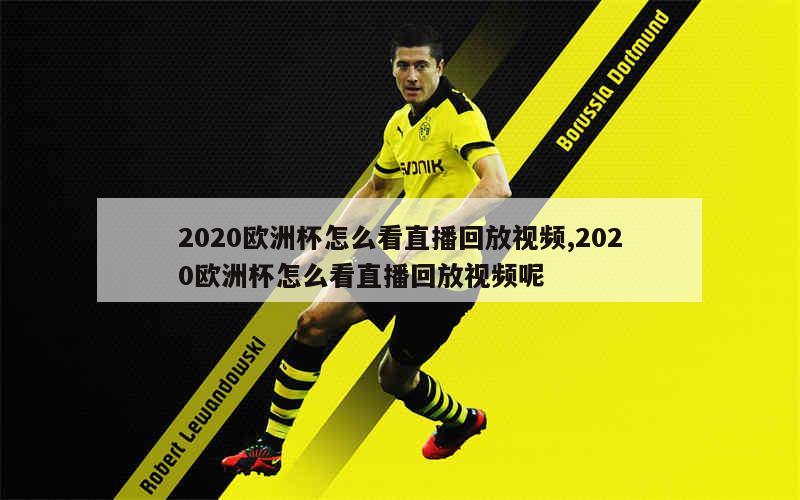 2020欧洲杯怎么看直播回放视频,2020欧洲杯怎么看直播回放视频呢