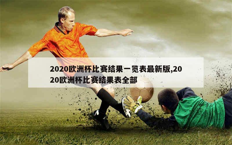 2020欧洲杯比赛结果一览表最新版,2020欧洲杯比赛结果表全部