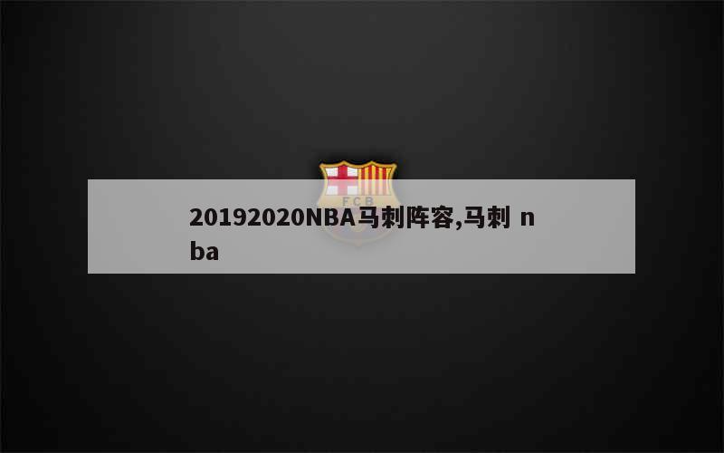 20192020NBA马刺阵容,马刺 nba