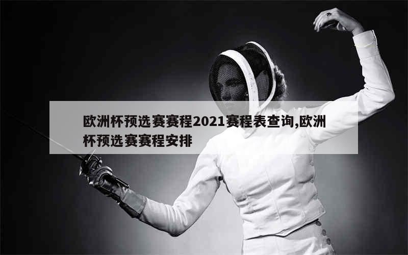 欧洲杯预选赛赛程2021赛程表查询,欧洲杯预选赛赛程安排