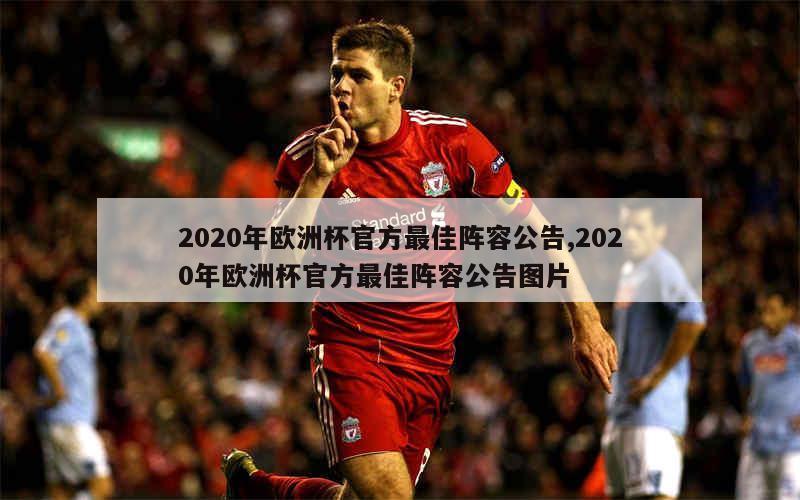 2020年欧洲杯官方最佳阵容公告,2020年欧洲杯官方最佳阵容公告图片