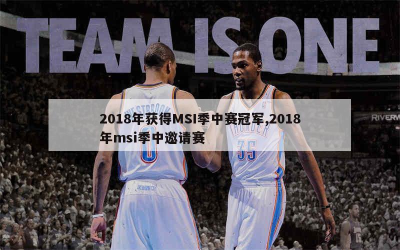 2018年获得MSI季中赛冠军,2018年msi季中邀请赛