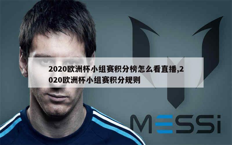 2020欧洲杯小组赛积分榜怎么看直播,2020欧洲杯小组赛积分规则