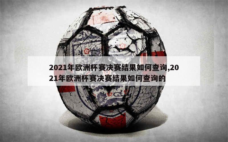 2021年欧洲杯赛决赛结果如何查询,2021年欧洲杯赛决赛结果如何查询的