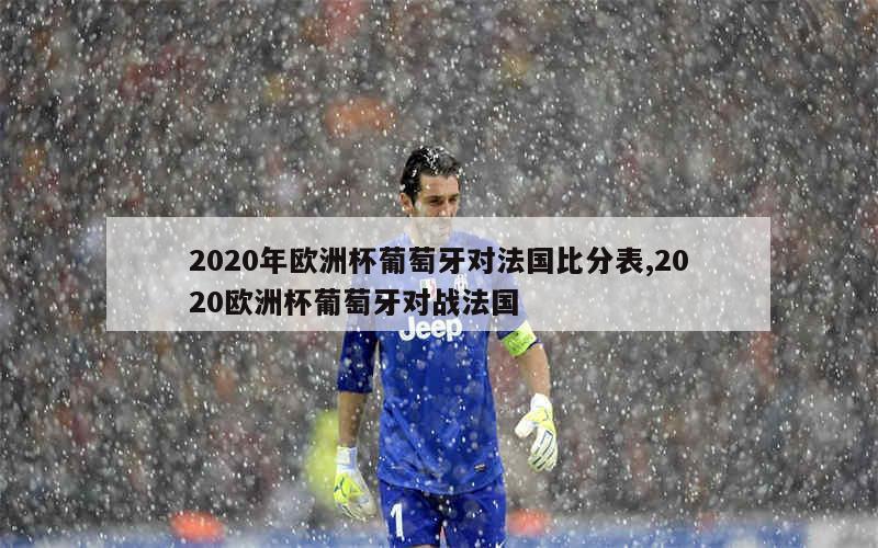 2020年欧洲杯葡萄牙对法国比分表,2020欧洲杯葡萄牙对战法国