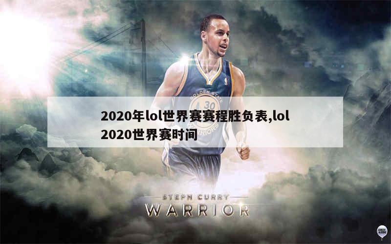 2020年lol世界赛赛程胜负表,lol2020世界赛时间