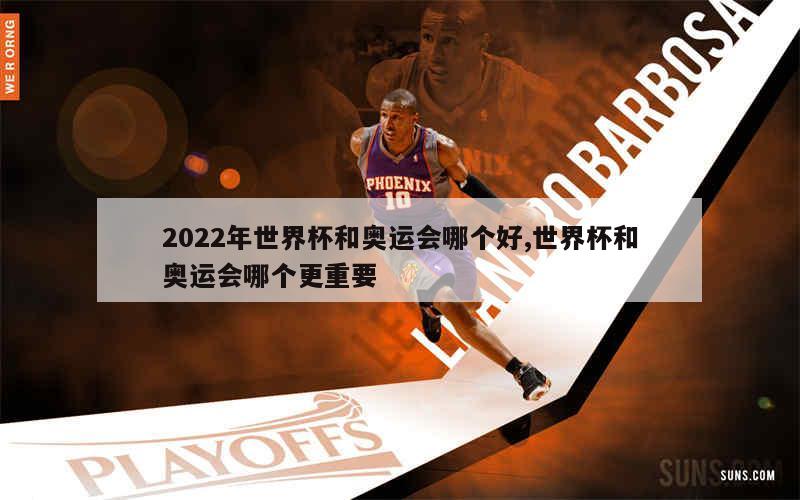 2022年世界杯和奥运会哪个好,世界杯和奥运会哪个更重要