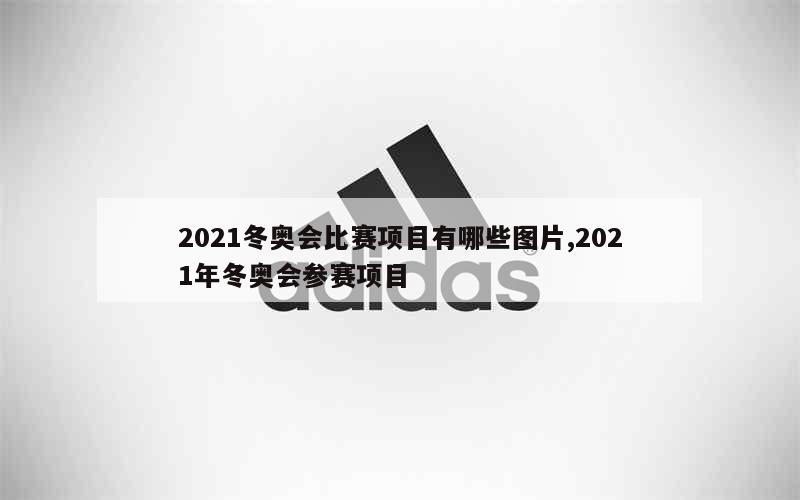 2021冬奥会比赛项目有哪些图片,2021年冬奥会参赛项目