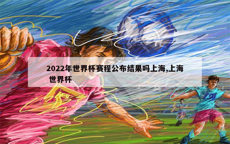 2022年世界杯赛程公布结果吗上海,上海 世界杯