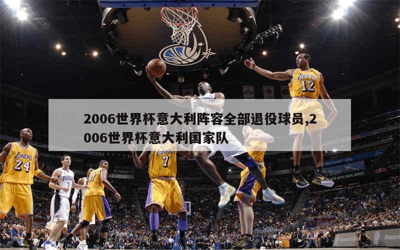 2006世界杯意大利阵容全部退役球员,2006世界杯意大利国家队