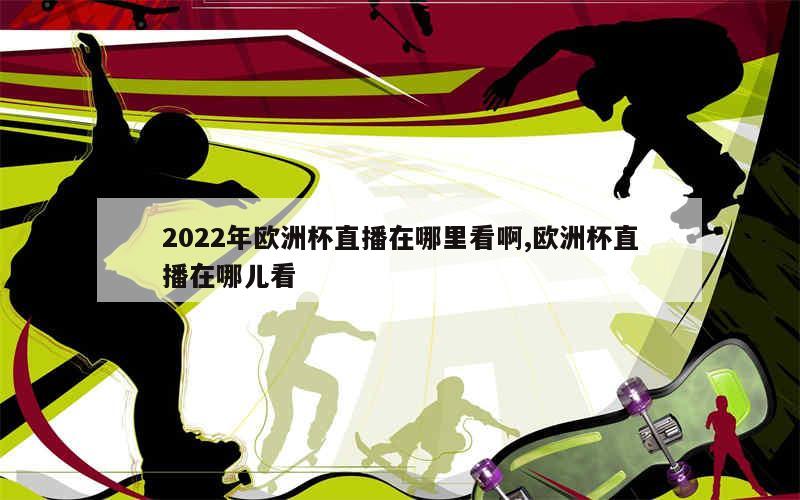 2022年欧洲杯直播在哪里看啊,欧洲杯直播在哪儿看