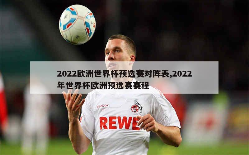 2022欧洲世界杯预选赛对阵表,2022年世界杯欧洲预选赛赛程