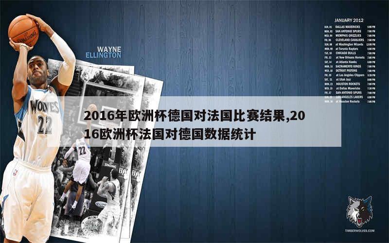 2016年欧洲杯德国对法国比赛结果,2016欧洲杯法国对德国数据统计