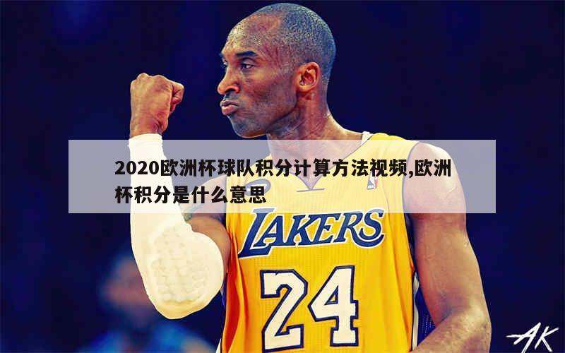 2020欧洲杯球队积分计算方法视频,欧洲杯积分是什么意思