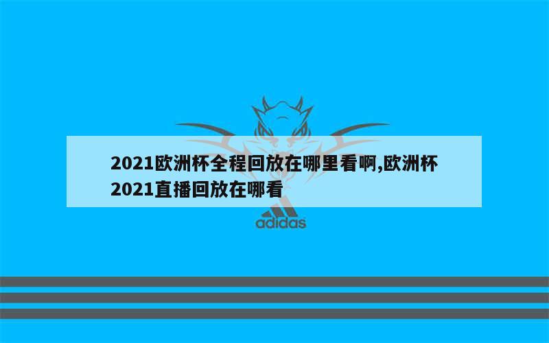 2021欧洲杯全程回放在哪里看啊,欧洲杯2021直播回放在哪看