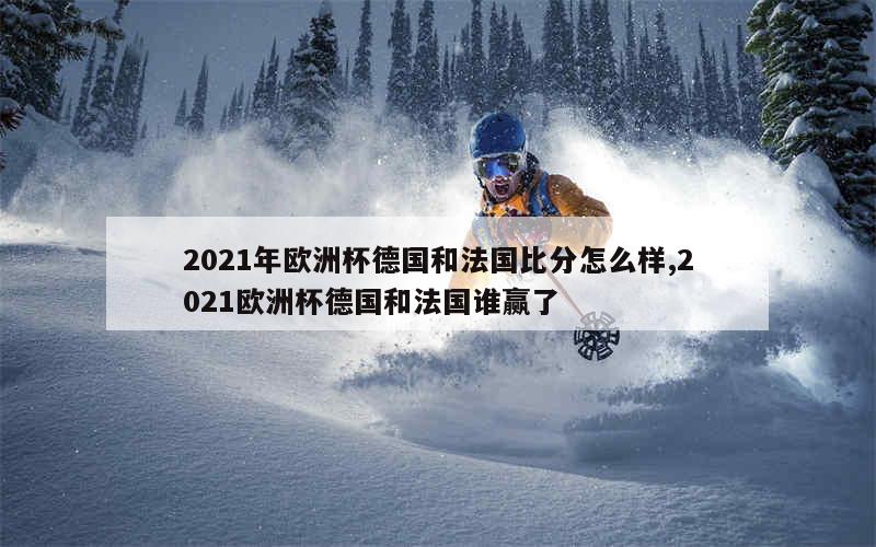 2021年欧洲杯德国和法国比分怎么样,2021欧洲杯德国和法国谁赢了