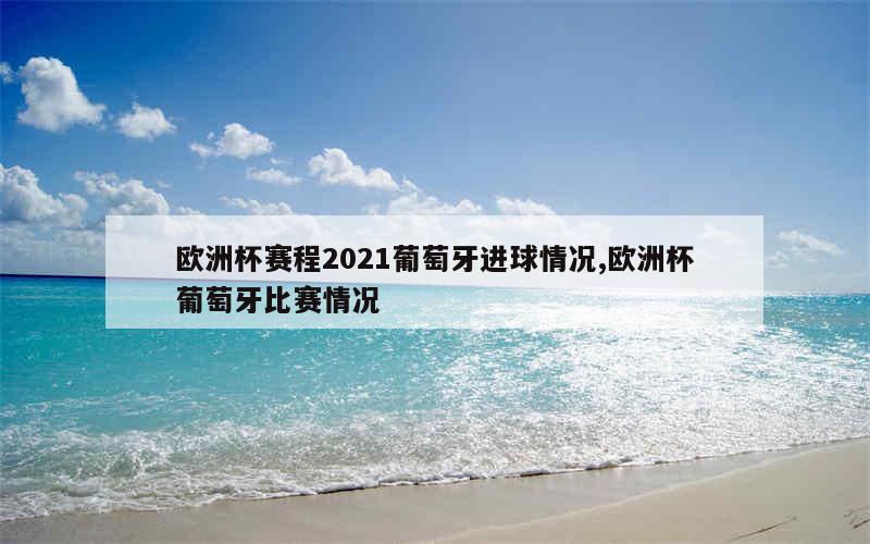 欧洲杯赛程2021葡萄牙进球情况,欧洲杯葡萄牙比赛情况