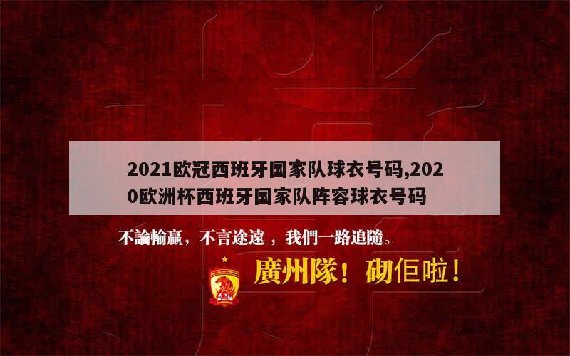 2021欧冠西班牙国家队球衣号码,2020欧洲杯西班牙国家队阵容球衣号码