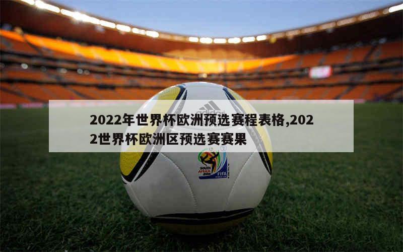 2022年世界杯欧洲预选赛程表格,2022世界杯欧洲区预选赛赛果