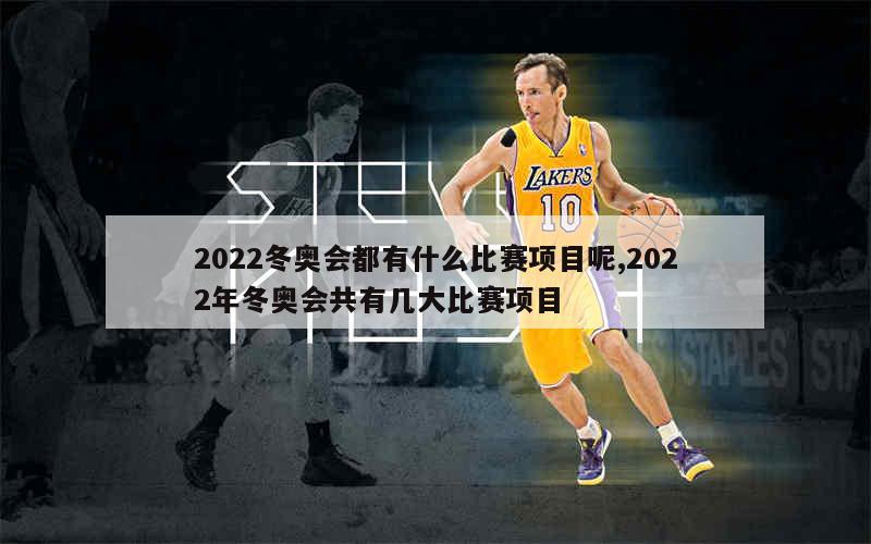 2022冬奥会都有什么比赛项目呢,2022年冬奥会共有几大比赛项目