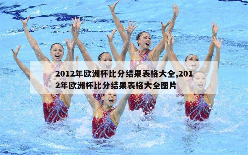 2012年欧洲杯比分结果表格大全,2012年欧洲杯比分结果表格大全图片