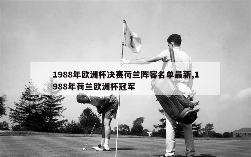 1988年欧洲杯决赛荷兰阵容名单最新,1988年荷兰欧洲杯冠军