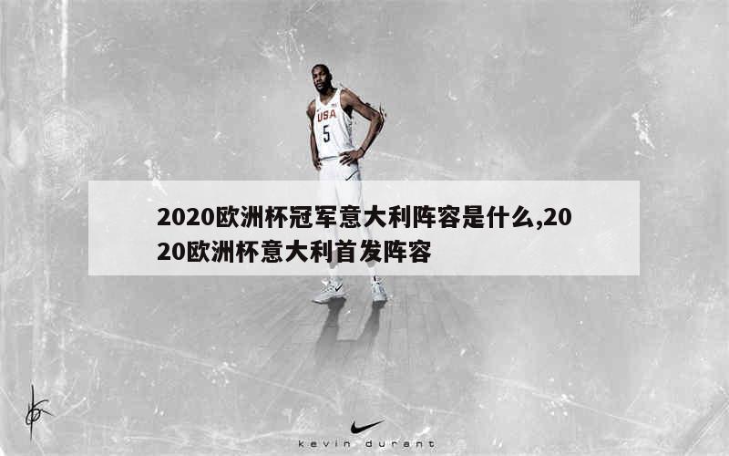 2020欧洲杯冠军意大利阵容是什么,2020欧洲杯意大利首发阵容